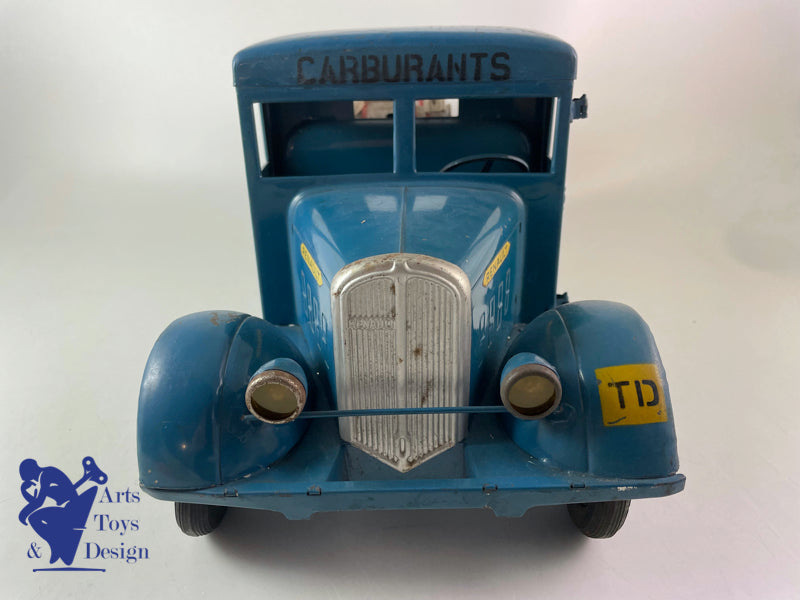 JOUET ANCIEN CIJ 6/15 CAMION RENAULT 5T CARBURANTS MECANIQUE 1950