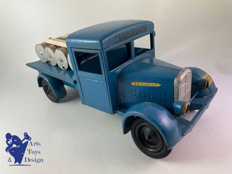 JOUET ANCIEN CIJ 6/15 CAMION RENAULT 5T CARBURANTS MECANIQUE 1950