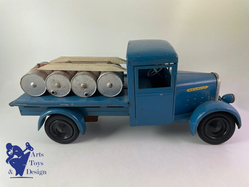 JOUET ANCIEN CIJ 6/15 CAMION RENAULT 5T CARBURANTS MECANIQUE 1950
