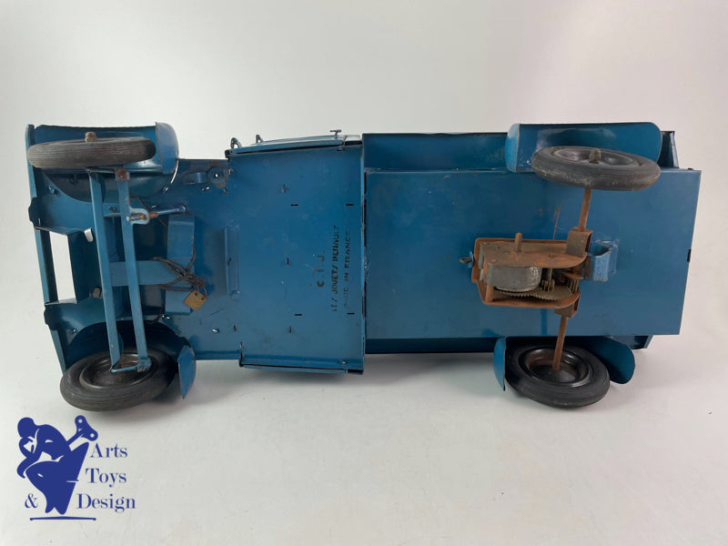 JOUET ANCIEN CIJ 6/15 CAMION RENAULT 5T CARBURANTS MECANIQUE 1950