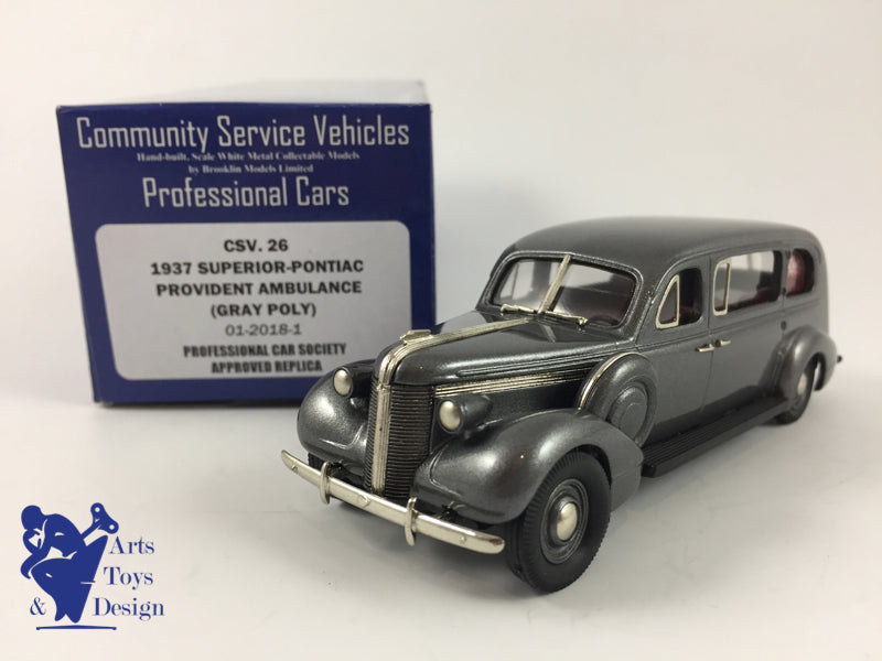 1/43 Brooklin CSV 26 Superior Pontiac Ambulance 1937