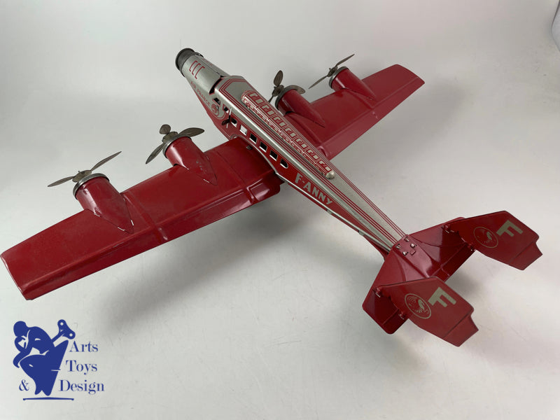 JOUET ANCIEN JOUSTRA 533 AVION AIR FRANCE FANNY VERS 1952 52CM