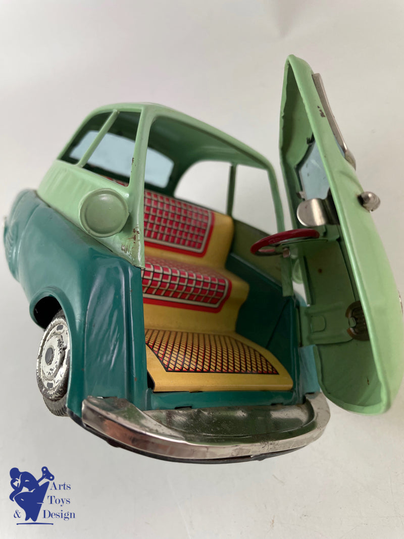 Antique toys Bandai Ref 588 ISETTA Friction Japan circa 1960 L 17cm