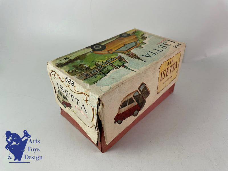 Antique toys Bandai Ref 588 ISETTA Friction Japan circa 1960 L 17cm