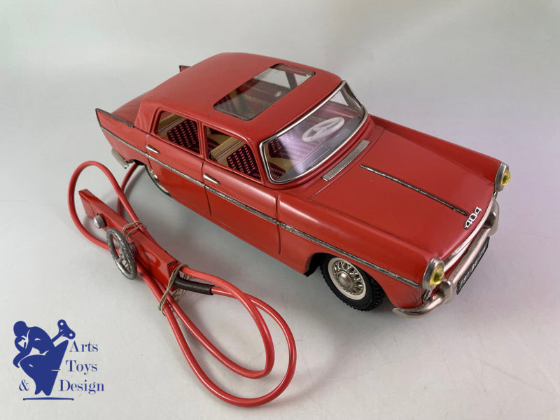 JOUET ANCIEN JOUSTRA REF 2805 PEUGEOT 404 TO BRIQUE 30CM 1963