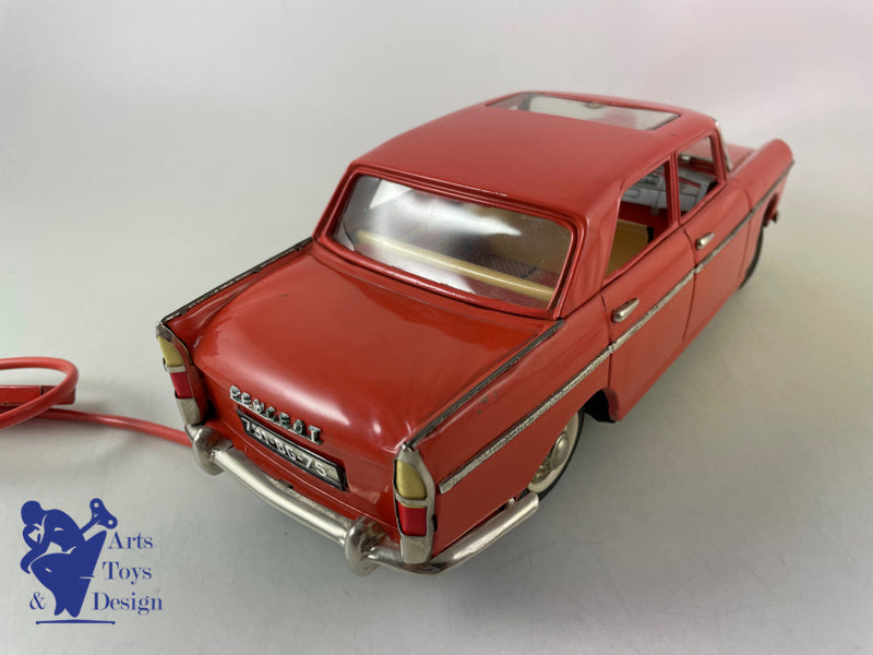 JOUET ANCIEN JOUSTRA REF 2805 PEUGEOT 404 TO BRIQUE 30CM 1963