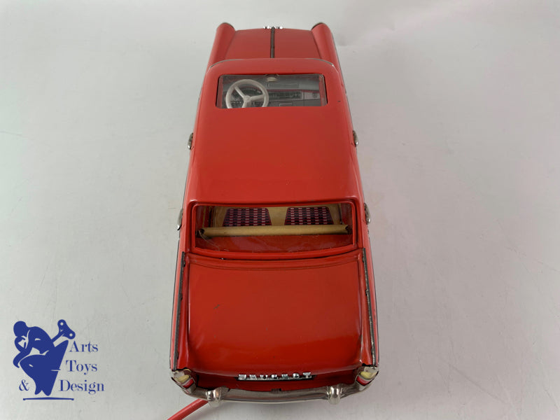 JOUET ANCIEN JOUSTRA REF 2805 PEUGEOT 404 TO BRIQUE 30CM 1963
