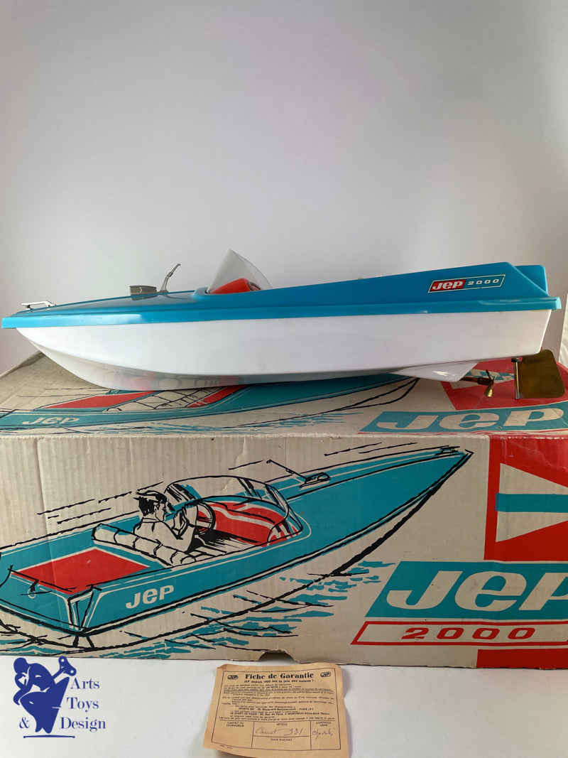JOUET ANCIEN JEP REF 931 GRAND CANOT ELECTRIQUE 60CM VERS 1960
