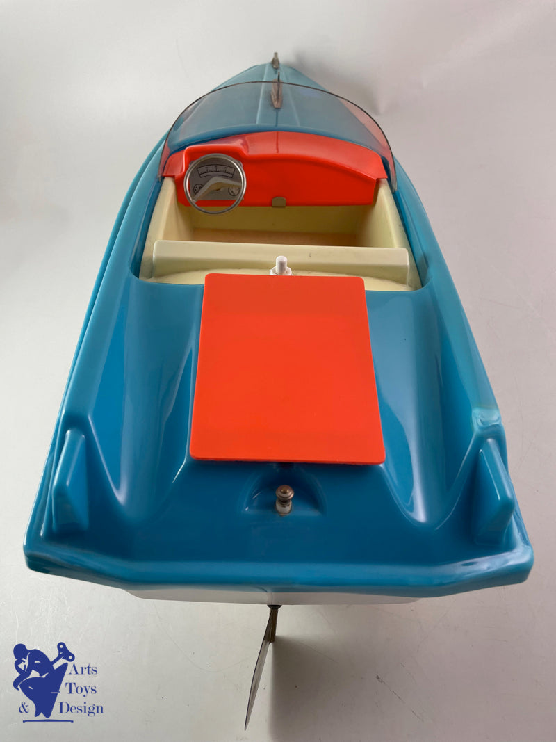 JOUET ANCIEN JEP REF 931 GRAND CANOT ELECTRIQUE 60CM VERS 1960