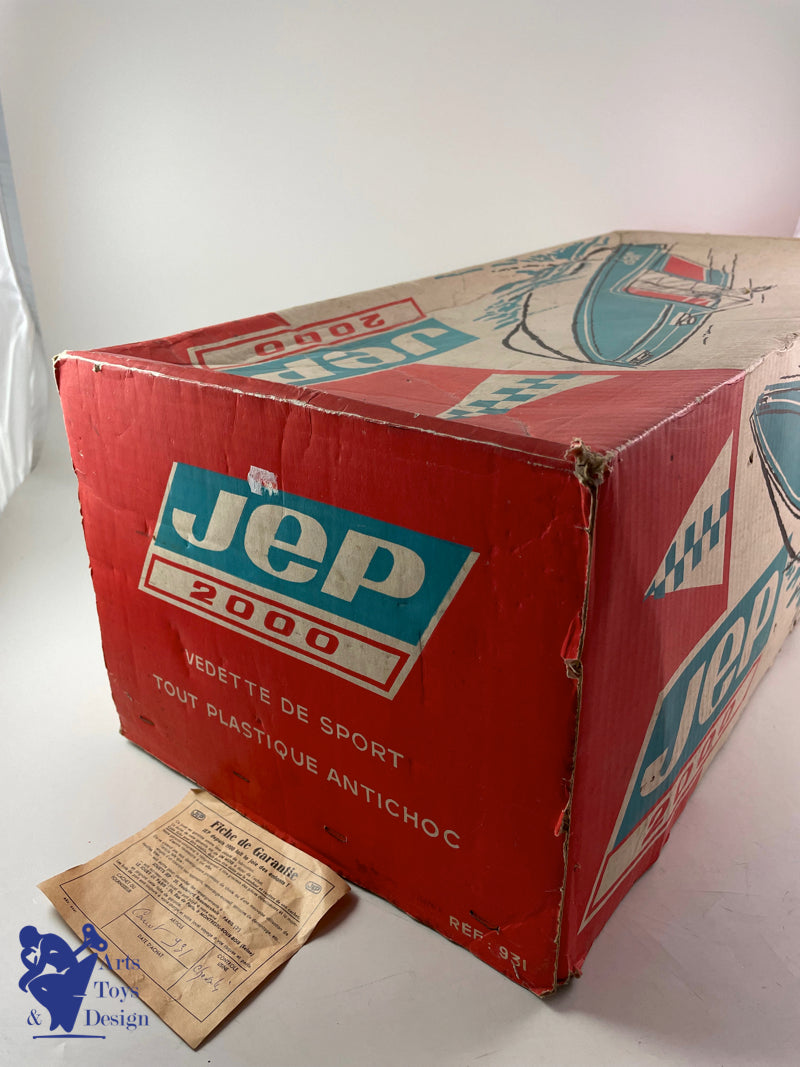 JOUET ANCIEN JEP REF 931 GRAND CANOT ELECTRIQUE 60CM VERS 1960