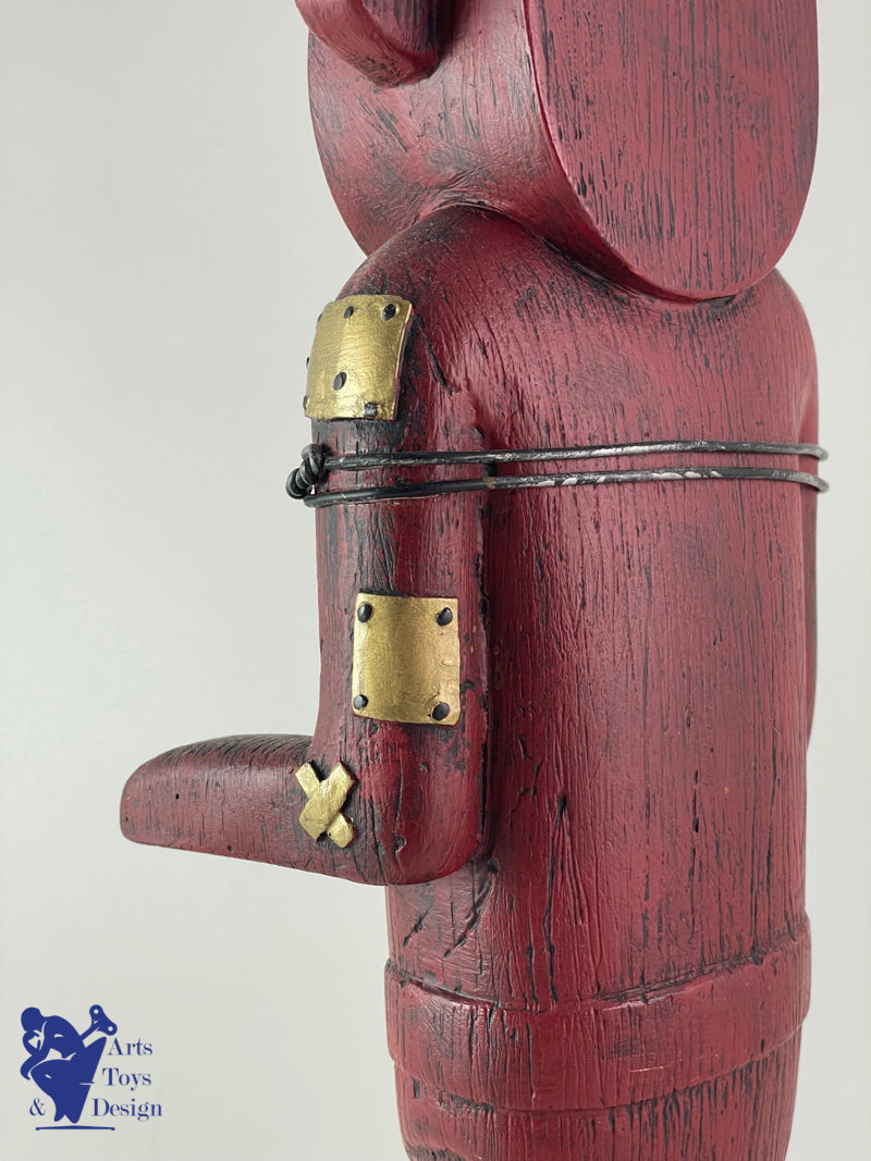 MOULINSART TINTIN FETICHE ARUMBAYA OREILLE CASSEE 46CM