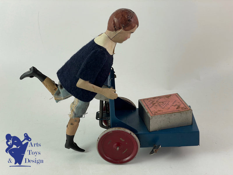 JOUET FERNAND MARTIN 224 LE PETIT LIVREUR MECANIQUE 1912