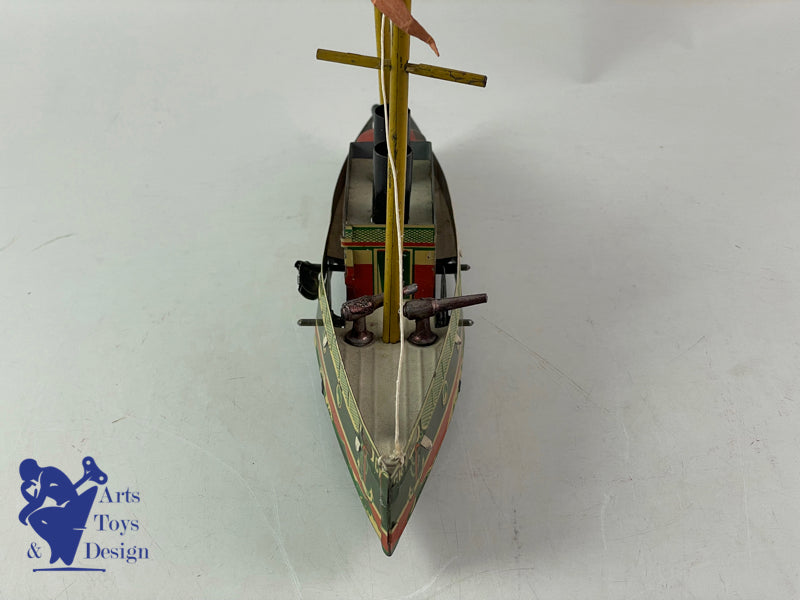CR 9 CHARLES ROSSIGNOL BATEAU TORPILLEUR MECANIQUE VERS 1920