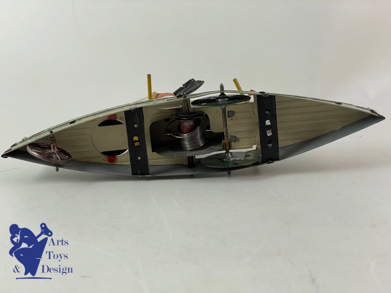 CR 9 CHARLES ROSSIGNOL BATEAU TORPILLEUR MECANIQUE VERS 1920
