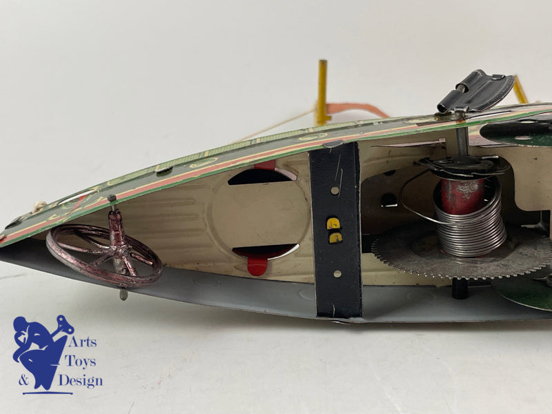 CR 9 CHARLES ROSSIGNOL BATEAU TORPILLEUR MECANIQUE VERS 1920