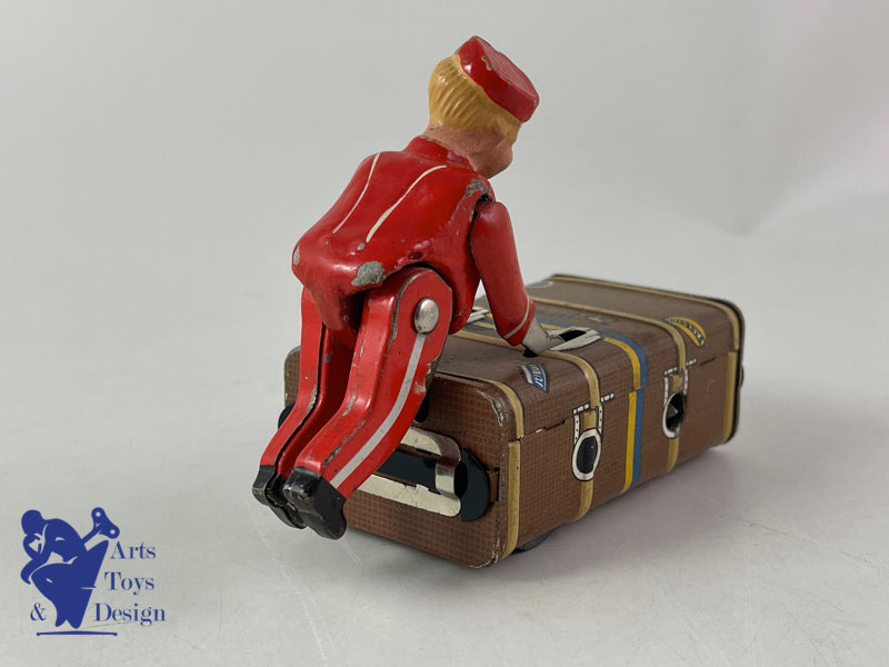GESCHA EXPRESS BOY PORTEUR MECANIQUE GARE AEROPORT HOTEL C.1950