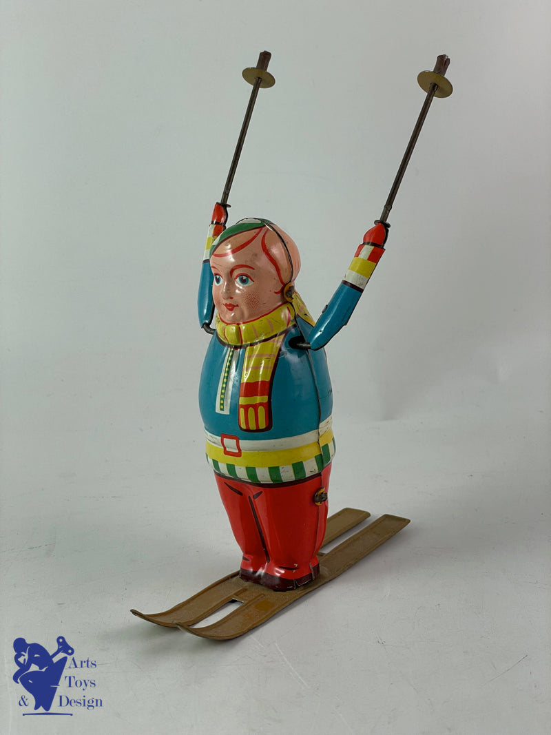 B&S BLOMER AND SCHULER FEMME A SKI MECANIQUE 1950