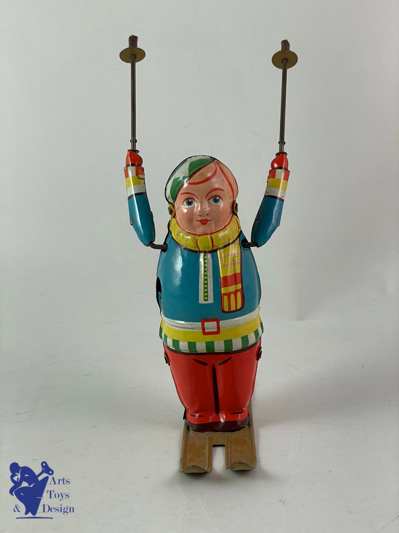 B&S BLOMER AND SCHULER FEMME A SKI MECANIQUE 1950