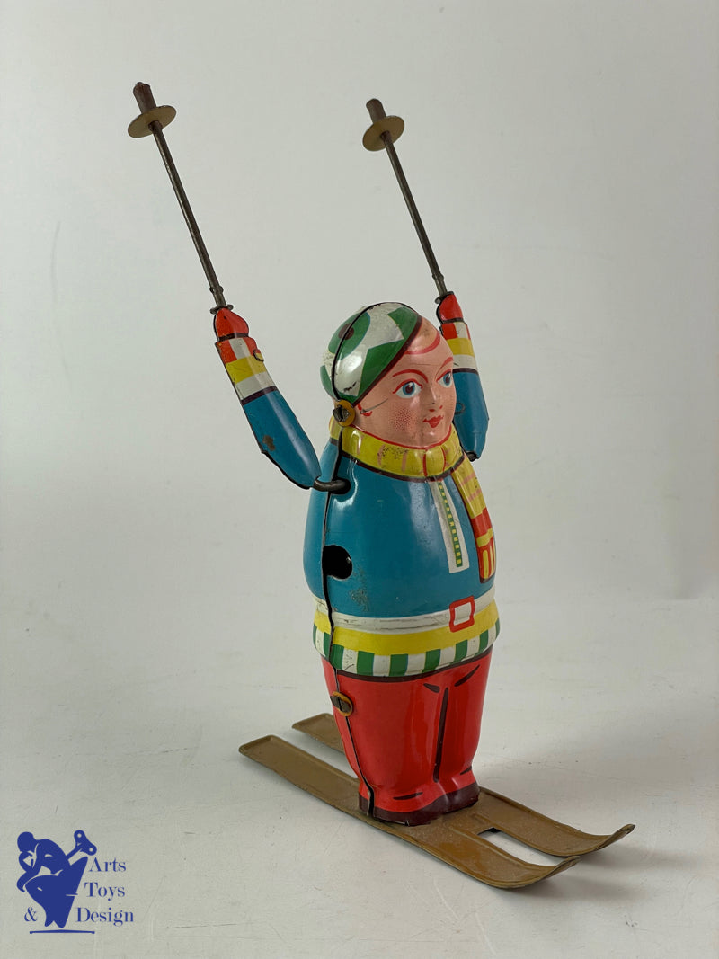 B&S BLOMER AND SCHULER FEMME A SKI MECANIQUE 1950
