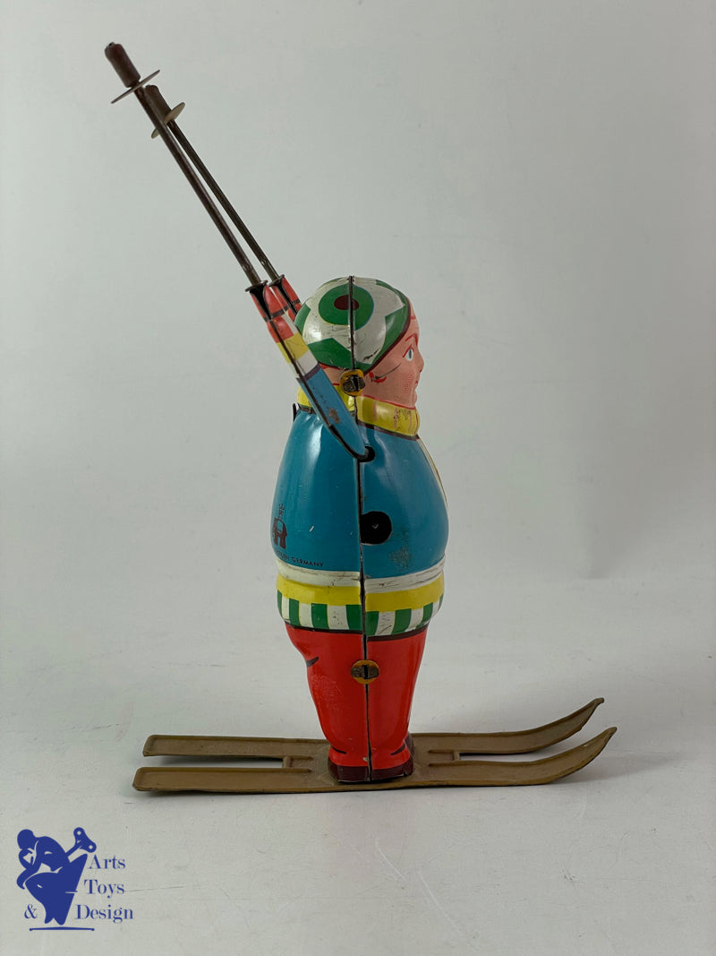 B&S BLOMER AND SCHULER FEMME A SKI MECANIQUE 1950