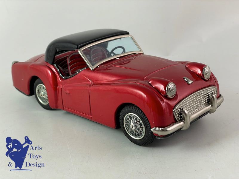 BANDAI 755 TRIUMPH TR3 ROUGE FRICTION VERS 1960