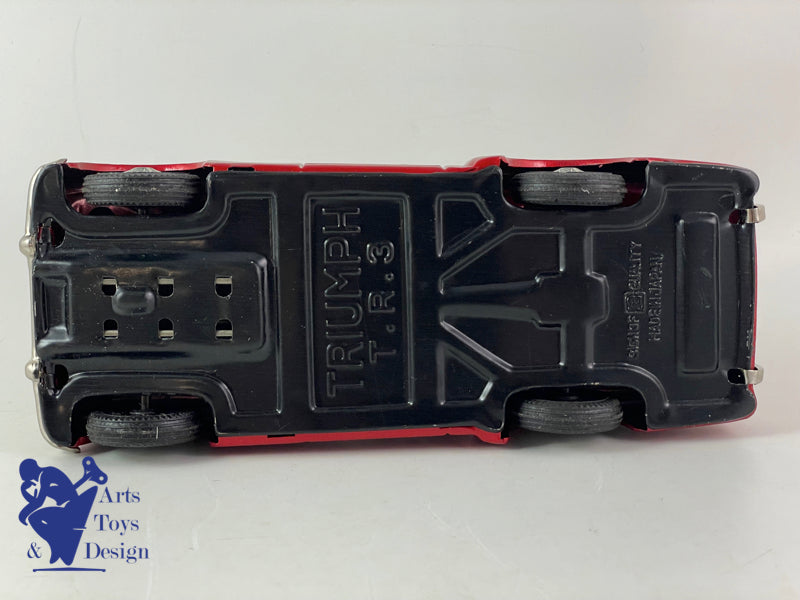 BANDAI 755 TRIUMPH TR3 ROUGE FRICTION VERS 1960
