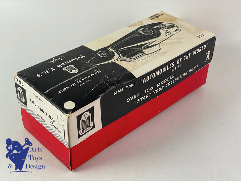 BANDAI 755 TRIUMPH TR3 ROUGE FRICTION VERS 1960