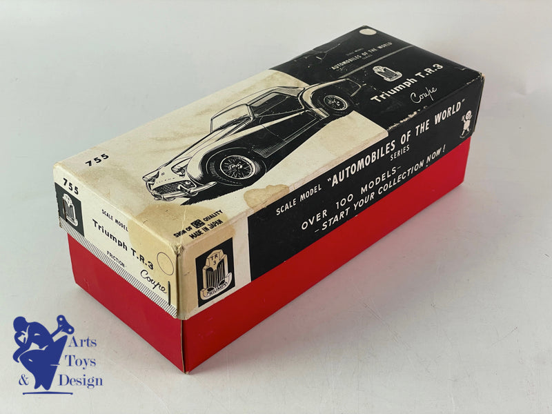 BANDAI 755 TRIUMPH TR3 ROUGE FRICTION VERS 1960