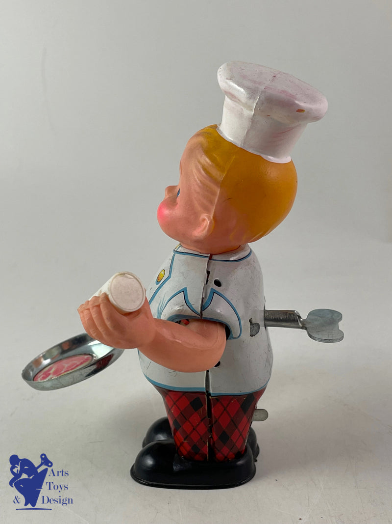 Y YONE YONEZAWA JAPON CHEF CUISINIER MECANIQUE DOLL COOK VERS 1970