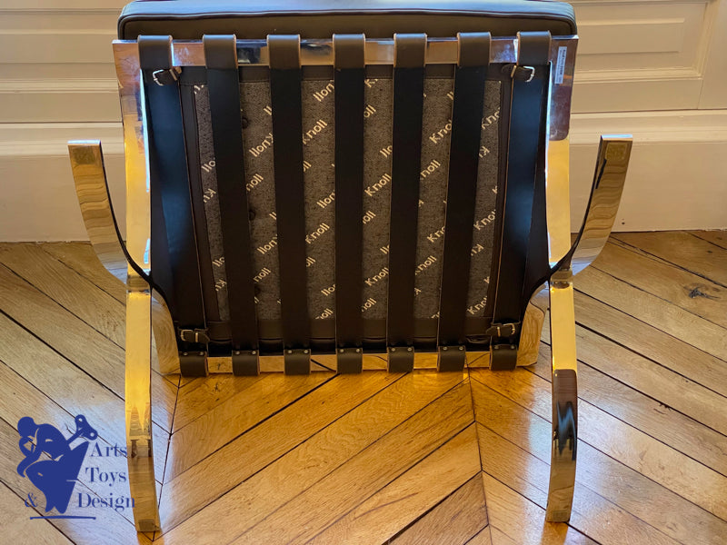 OTTOMAN POUR CHAUFFEUSE BARCELONA DE MIES VAN DER ROHE EDITION KNOLL