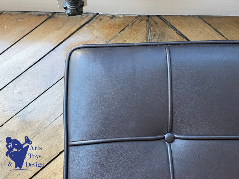OTTOMAN POUR CHAUFFEUSE BARCELONA DE MIES VAN DER ROHE EDITION KNOLL