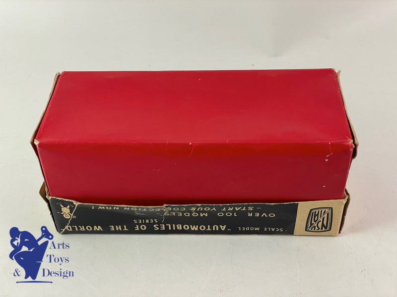 BANDAI 743 FIAT 600 DECOUVRABLE BLEU FRICTION VERS 1960