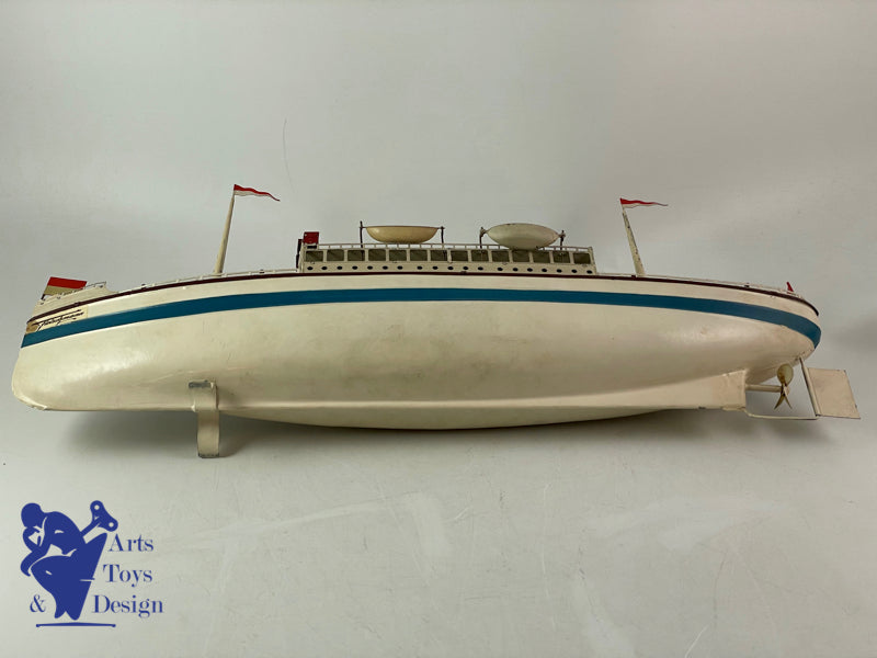 FLEISHMANN BATEAU LINER MECANIQUE 50CM VERS 1930