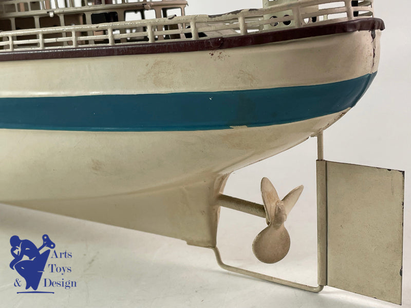 FLEISHMANN BATEAU LINER MECANIQUE 50CM VERS 1930