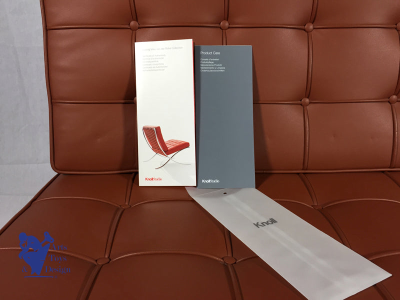 BARCELONA CHAIR MIES VAN DER ROHE EDITION KNOLL NEW CONDITION