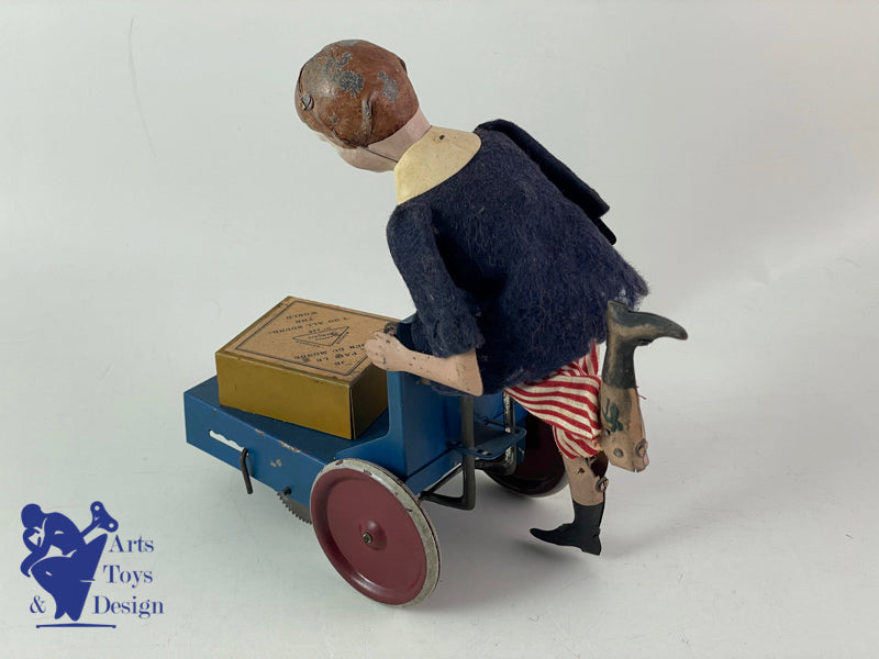 JOUET FERNAND MARTIN 224 TYPE 2A LE PETIT LIVREUR MECANIQUE 1912