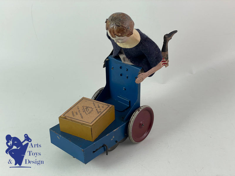 JOUET FERNAND MARTIN 224 TYPE 2A LE PETIT LIVREUR MECANIQUE 1912