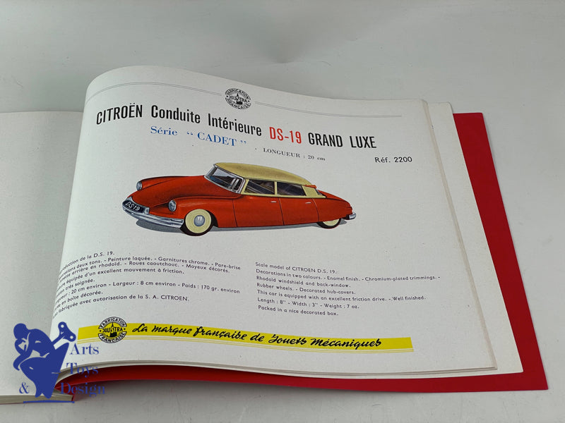 CATALOGUE JOUETS ANCIENS JOUSTRA 1961 69 PAGES
