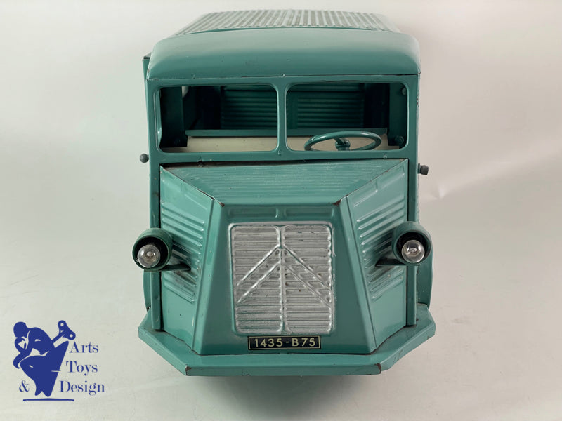 JRD 296 CITROEN H1200 TUBE VITRE VERT MECANIQUE VERS 1960 34CM