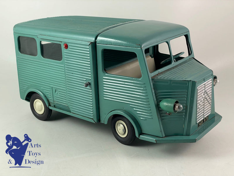 JRD 296 CITROEN H1200 TUBE VITRE VERT MECANIQUE VERS 1960 34CM