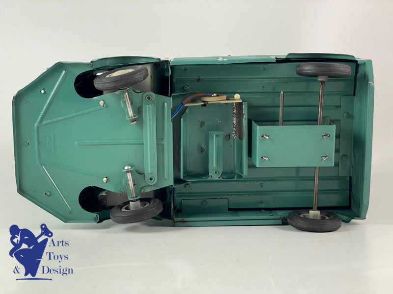 JRD 296 CITROEN H1200 TUBE VITRE VERT MECANIQUE VERS 1960 34CM