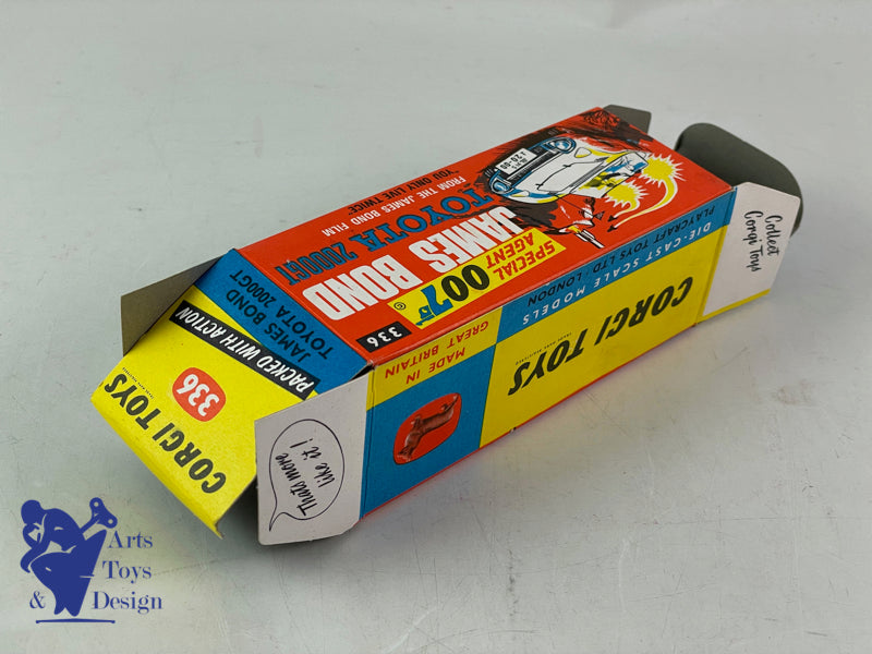CORGI TOYS 336 JAMES BOND TOYOTA 2000 GT YOU ONLY LIVE TWICE