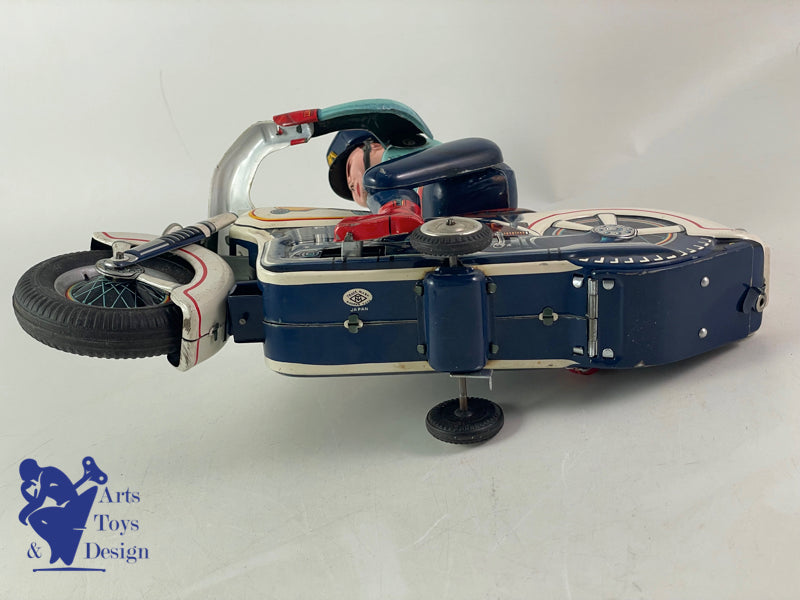 MODERN TOYS TM JAPON MOTO POLICE HIGHWAY PATROL 29CM C.1957