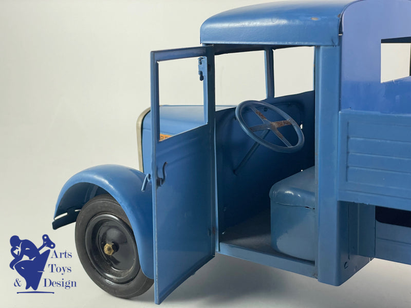 CIJ 6/17 CAMION RENAULT 5T RIDELLES TOLE MECANIQUE VERS 1950