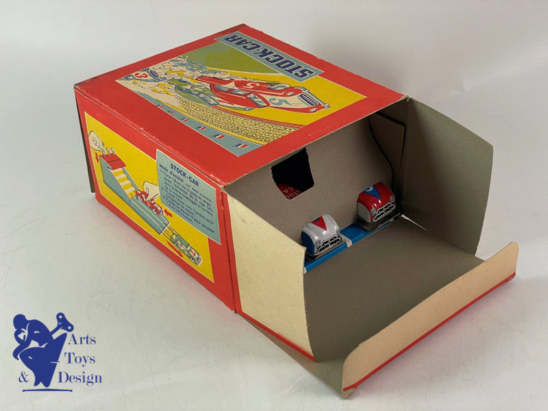 JOUET JOUSTRA REF 1020 COFFRET STOCK CAR 3 VOITURES 1952
