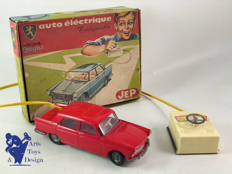 JOUET JEP 5275 PEUGEOT 404 ELECTRIQUE TELEGUIDEE VERS 1960