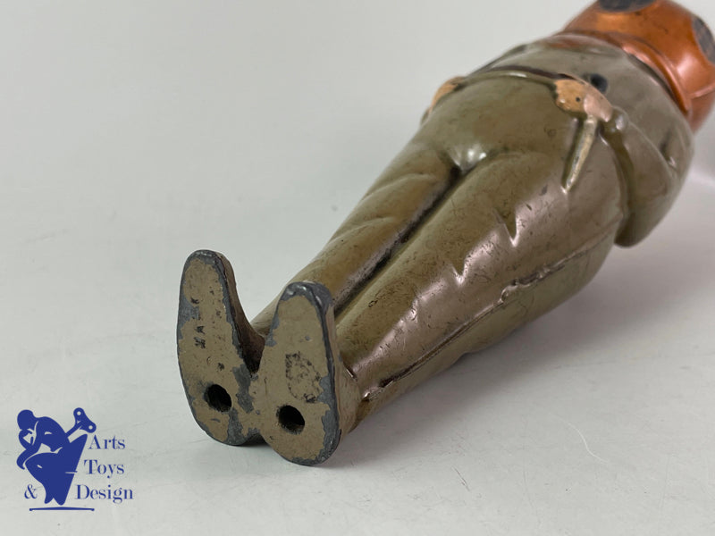 BING ALLEMAGNE SCAPHANDRIER TOLE PEINTE 23CM VERS 1920