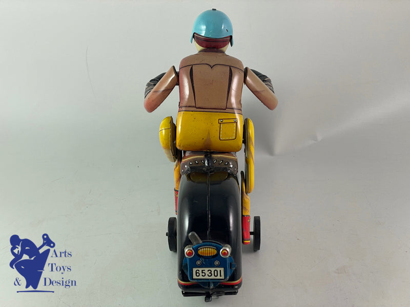 MODERN TOYS TM MASUDAYA JAPON MOTO ATOM 29CM VERS 1960
