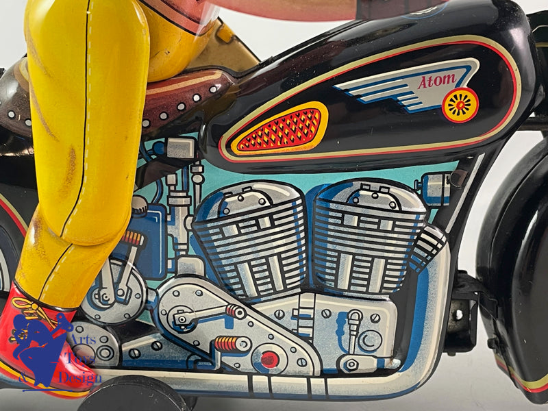 MODERN TOYS TM MASUDAYA JAPON MOTO ATOM 29CM VERS 1960