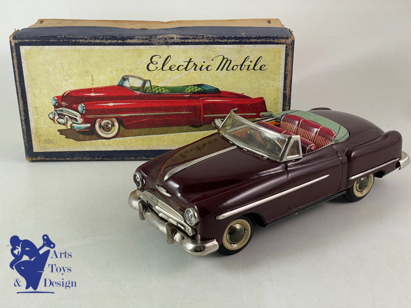 TN NOMURA JAPAN CADILLAC CONVERTIBLE ELECTRIC MOBILE 35CM 1960